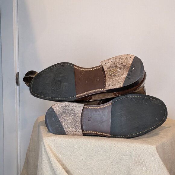 Bowen Equestrian Oxford Style Lace-Up Leather Boots - sz 7.5 - Picture 10 of 16